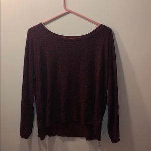 Soft and Sexy Burgundy American Eagle Tee